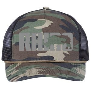 Save Rhino Clothing Rhino Rhinoceros Retro Rope Trucker Hat Cap