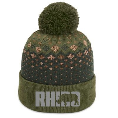 Save Rhino Clothing Rhino Rhinoceros The Baniff Cuffed Pom Beanie