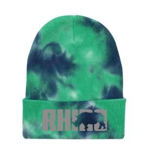 Save Rhino Clothing Rhino Rhinoceros Tie Dye 12in Knit Beanie