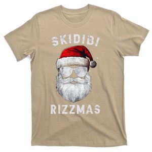 Skibid.I Rizzmas Christmas Rizz Santa Claus Charisma Cool T-Shirt