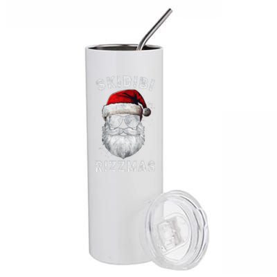 Skibid.I Rizzmas Christmas Rizz Santa Claus Charisma Cool Stainless Steel Tumbler