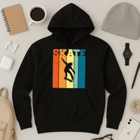 Skate Retro Colorful Sunset Hoodie