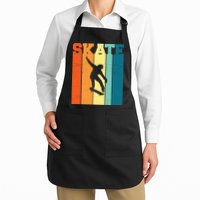 Skate Retro Colorful Sunset Apron