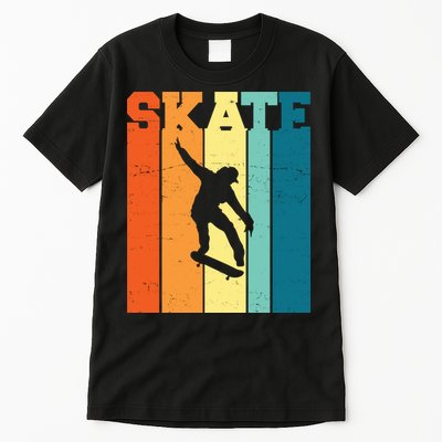 Skate Retro Colorful Sunset Tall T-Shirt