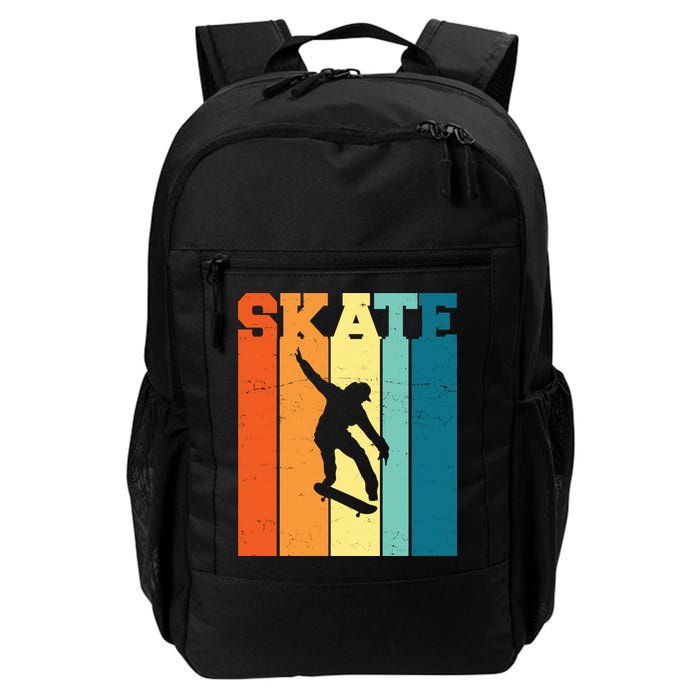 Skate Retro Colorful Sunset Backpack
