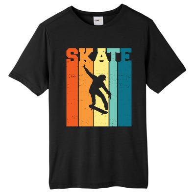 Skate Retro Colorful Sunset Tall Fusion ChromaSoft Performance T-Shirt