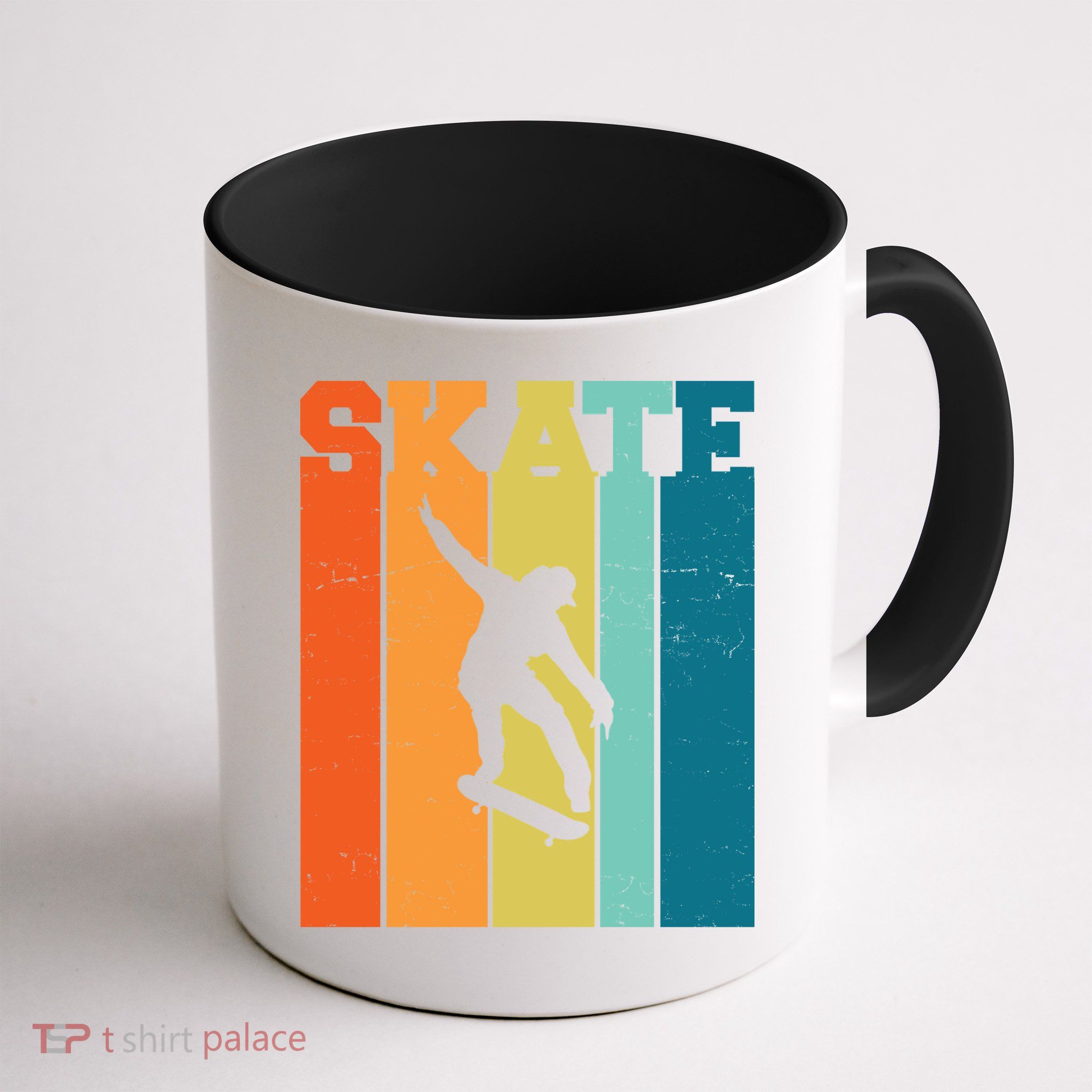 Skate Retro Colorful Sunset Mug