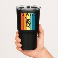 Skate Retro Colorful Sunset Tumbler