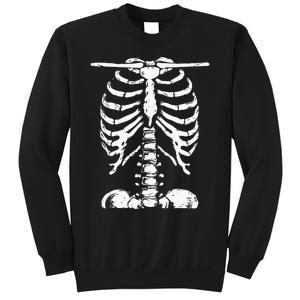 Skeleton Rib Cage Gifts Men Women Halloween Costume Sweatshirt