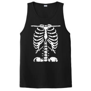 Skeleton Rib Cage Gifts Men Women Halloween Costume PosiCharge Competitor Tank