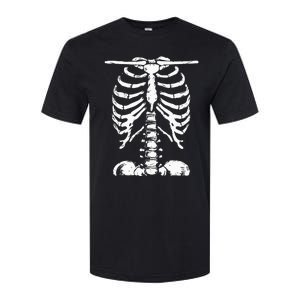 Skeleton Rib Cage Gifts Men Women Halloween Costume Softstyle CVC T-Shirt