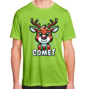 Santa’S Reindeer Comet Xmas Group Costume Gift Adult ChromaSoft Performance T-Shirt