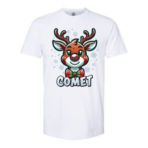 Santa’S Reindeer Comet Xmas Group Costume Gift Softstyle CVC T-Shirt