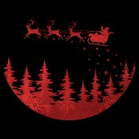 Santa Reindeer Christmas Festive Backpack