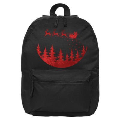 Santa Reindeer Christmas Festive 16 in Basic Backpack