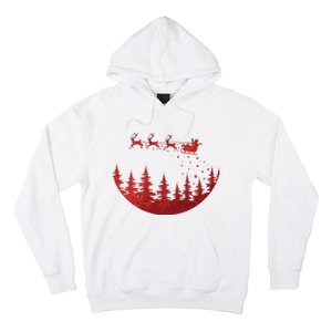 Santa Reindeer Christmas Festive Hoodie