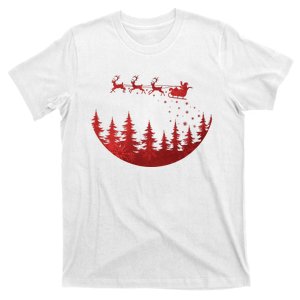 Santa Reindeer Christmas Festive T-Shirt