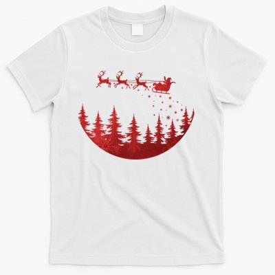 Santa Reindeer Christmas Festive T-Shirt