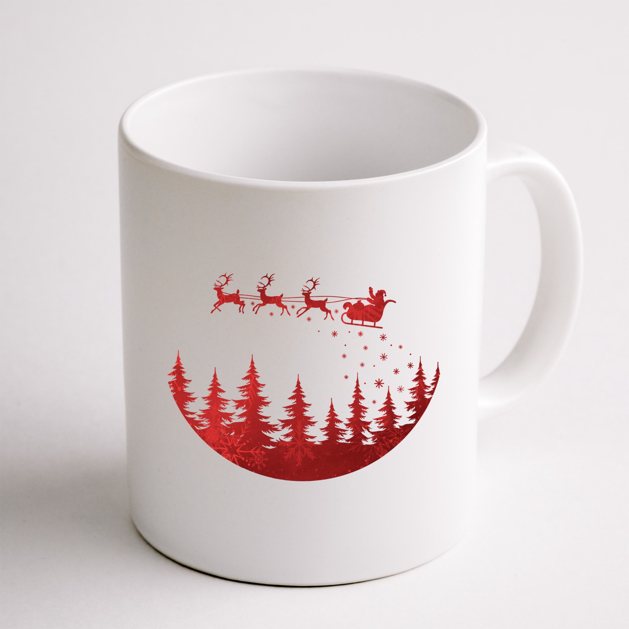 Santa Reindeer Christmas Festive Mug