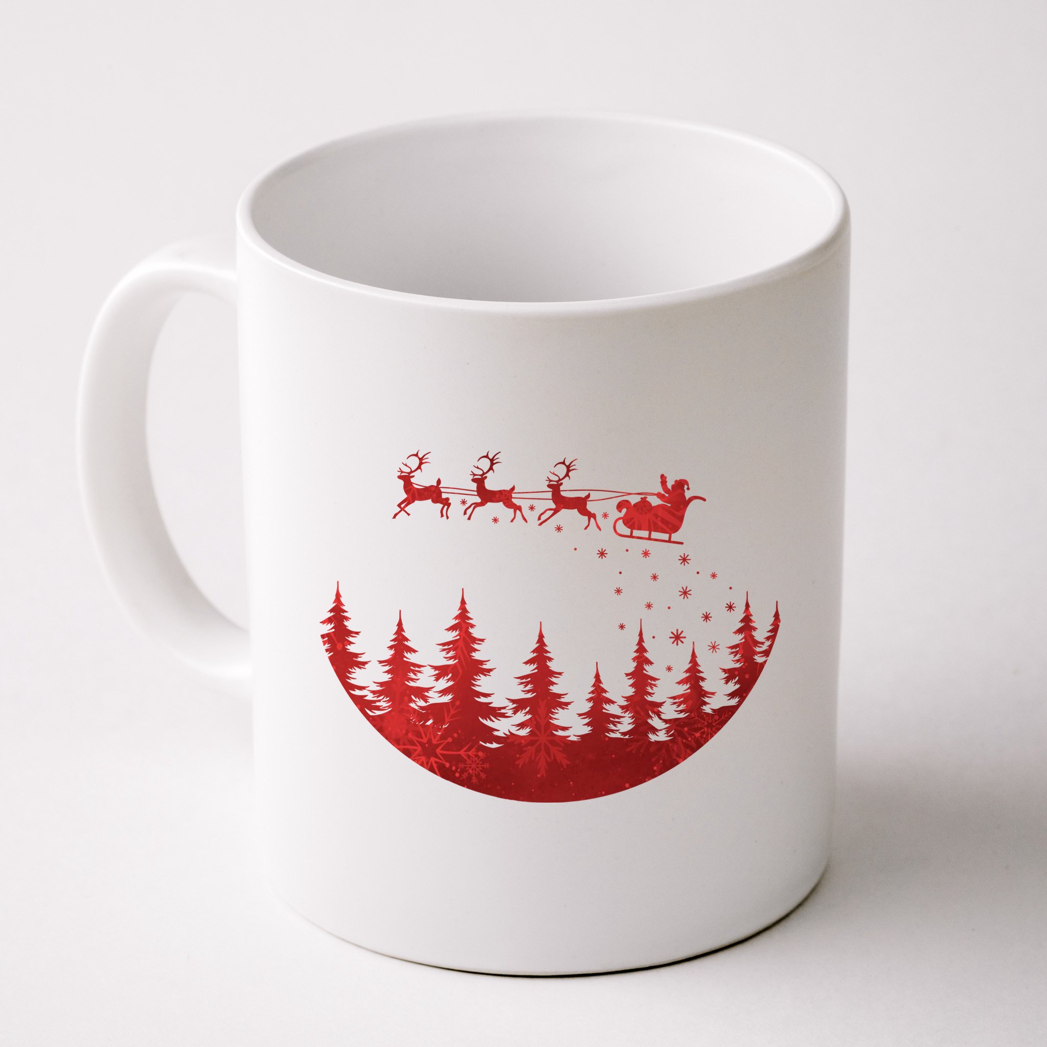 Santa Reindeer Christmas Festive Mug