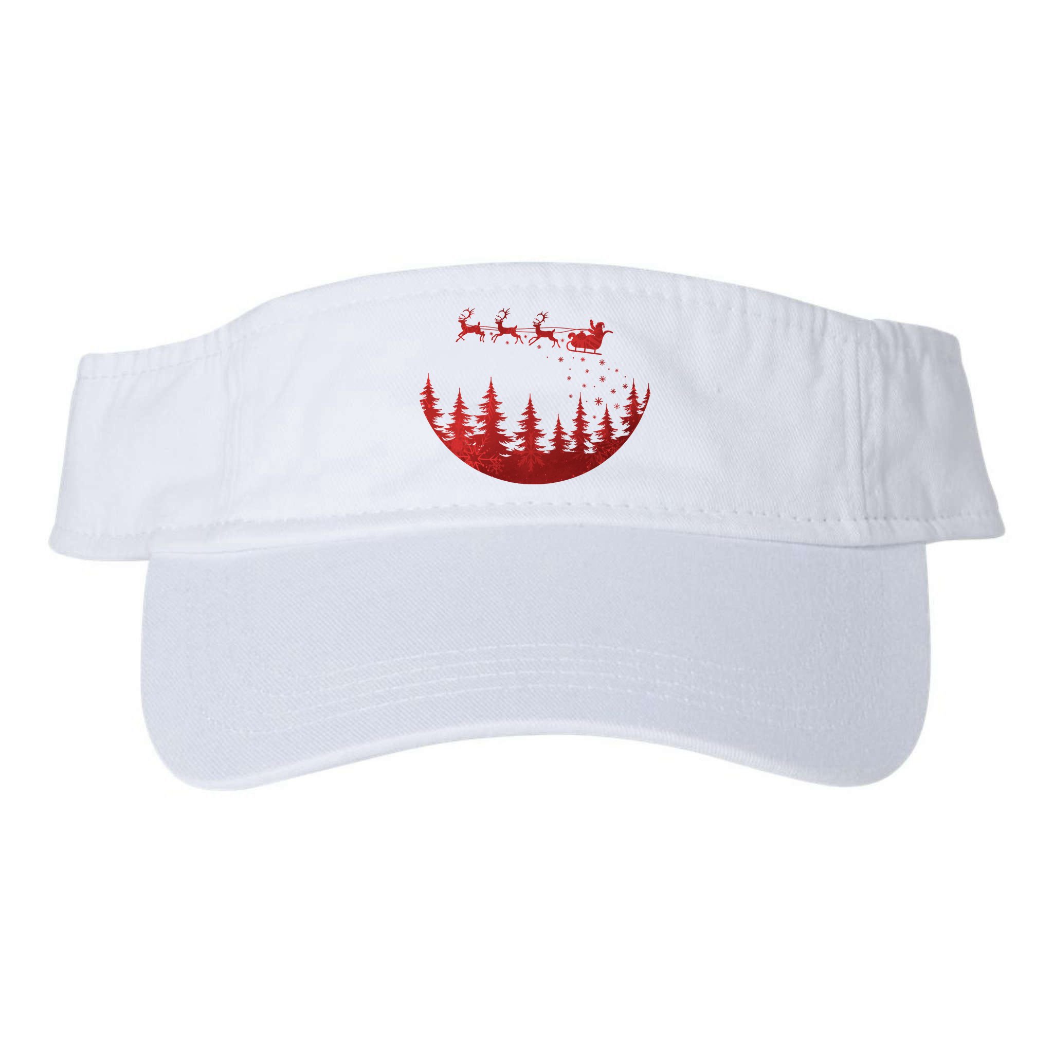 Santa Reindeer Christmas Festive Visor