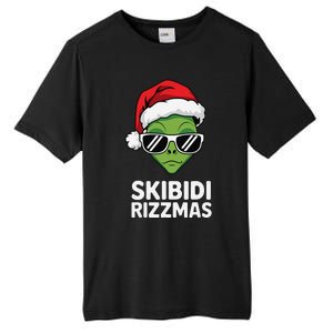 Skibid.I Rizzmas Christmas Rizz Funny Alien Xmas Tall Fusion ChromaSoft Performance T-Shirt