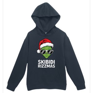 Skibid.I Rizzmas Christmas Rizz Funny Alien Xmas Urban Pullover Hoodie