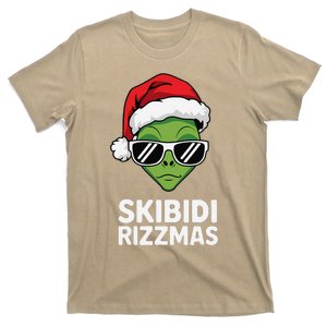 Skibid.I Rizzmas Christmas Rizz Funny Alien Xmas T-Shirt