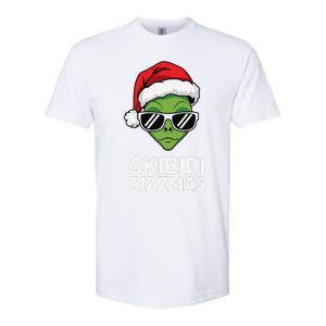 Skibid.I Rizzmas Christmas Rizz Funny Alien Xmas Softstyle CVC T-Shirt