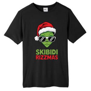 Skibid.I Rizzmas Christmas Rizz Funny Alien Xmas Tall Fusion ChromaSoft Performance T-Shirt