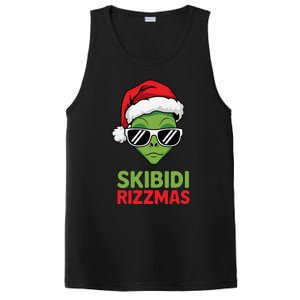 Skibid.I Rizzmas Christmas Rizz Funny Alien Xmas PosiCharge Competitor Tank