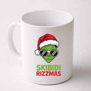 Skibid.I Rizzmas Christmas Rizz Funny Alien Xmas Coffee Mug