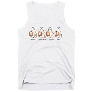 Spooky Rad Crew Halloween Nurse Nursing Ghost Ghoul Tank Top