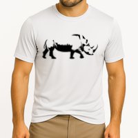 Simple Rhino Cut Out Silhouette Performance Shirt