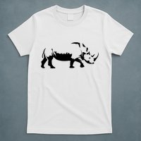 Simple Rhino Cut Out Silhouette T-Shirt