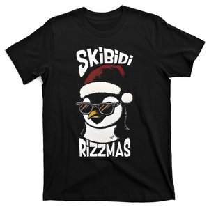 Skbidi Rizzmas Christmas Holiday Penguin T-Shirt