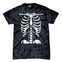 Skeleton Rib Cage Gifts  Halloween Costume Tie-Dye T-Shirt