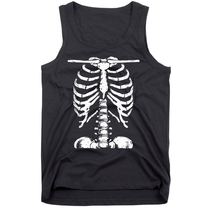 Skeleton Rib Cage Gifts  Halloween Costume Tank Top