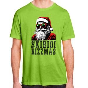 Skibidi Rizzmas Christmas Rizz Santa Claus Adult ChromaSoft Performance T-Shirt