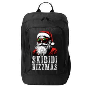 Skibidi Rizzmas Christmas Rizz Santa Claus City Backpack