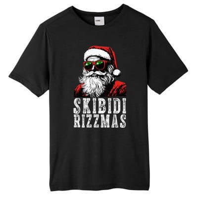 Skibidi Rizzmas Christmas Rizz Santa Claus Tall Fusion ChromaSoft Performance T-Shirt