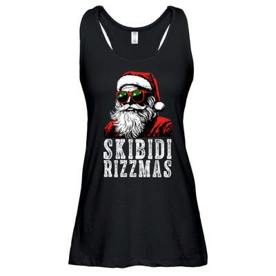 Skibidi Rizzmas Christmas Rizz Santa Claus Ladies Essential Flowy Tank