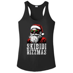 Skibidi Rizzmas Christmas Rizz Santa Claus Ladies PosiCharge Competitor Racerback Tank