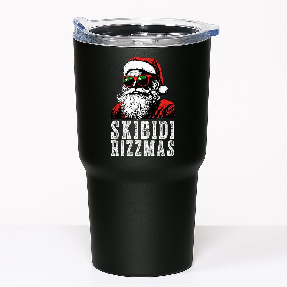Skibidi Rizzmas Christmas Rizz Santa Claus Tumbler