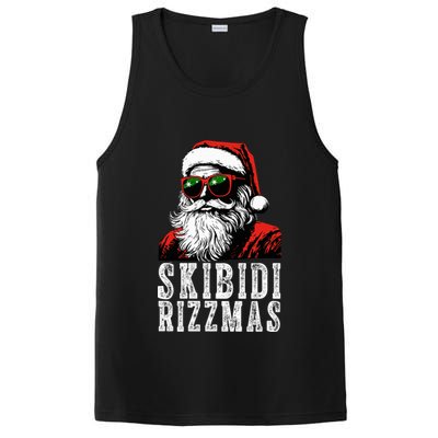 Skibidi Rizzmas Christmas Rizz Santa Claus PosiCharge Competitor Tank