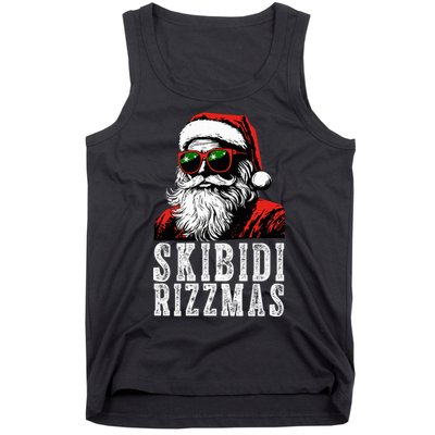 Skibidi Rizzmas Christmas Rizz Santa Claus Tank Top