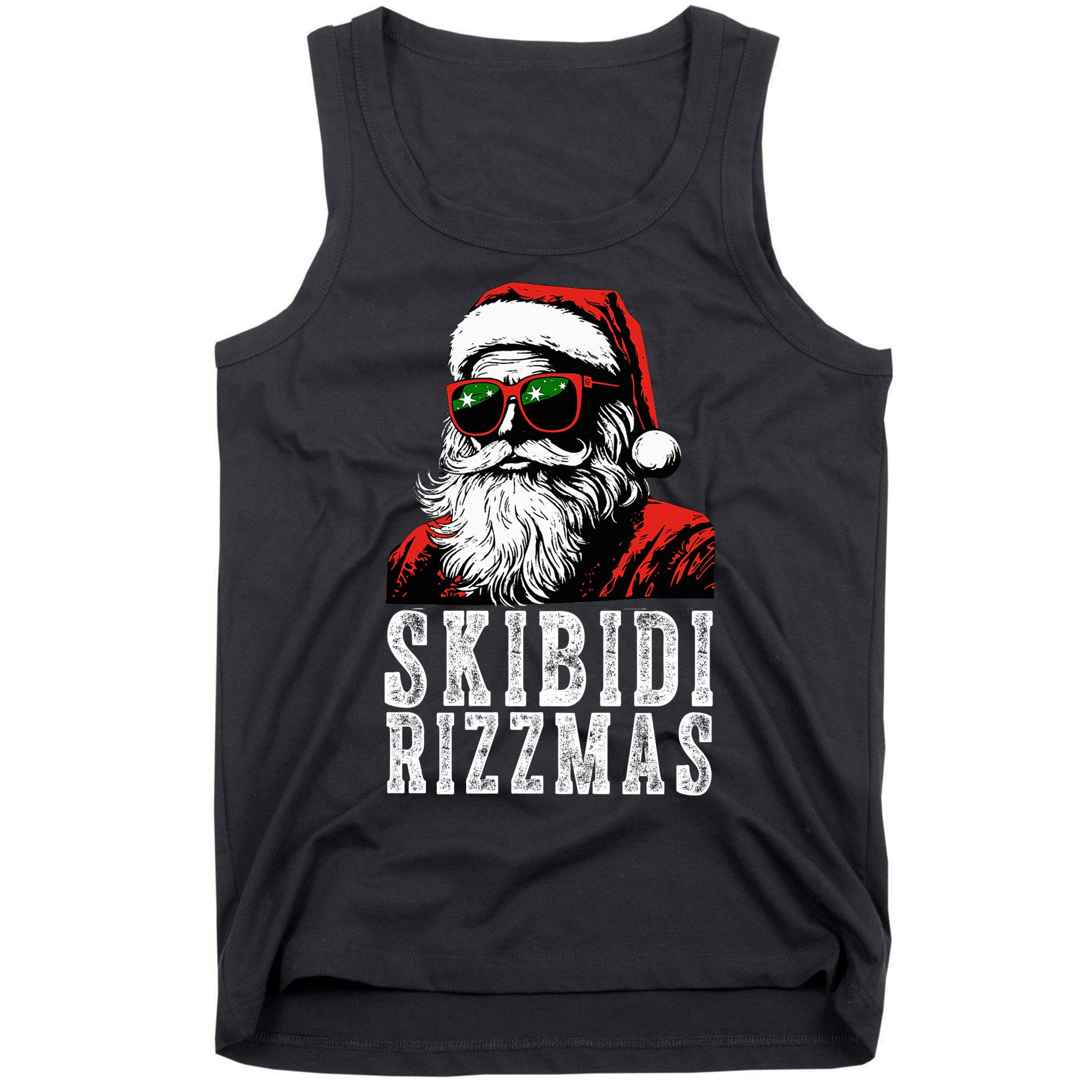 Skibidi Rizzmas Christmas Rizz Santa Claus Tank Top