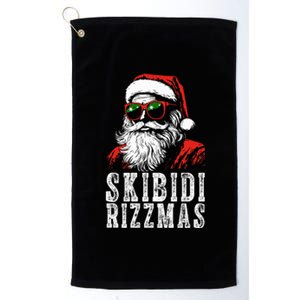 Skibidi Rizzmas Christmas Rizz Santa Claus Platinum Collection Golf Towel