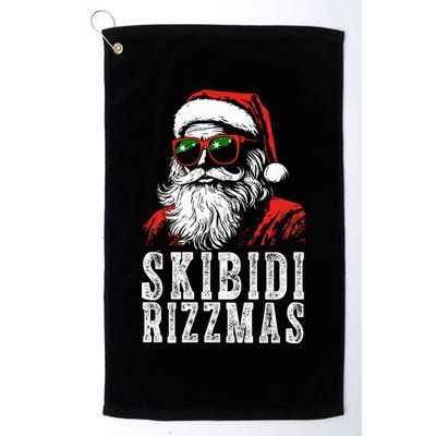 Skibidi Rizzmas Christmas Rizz Santa Claus Golf Towel