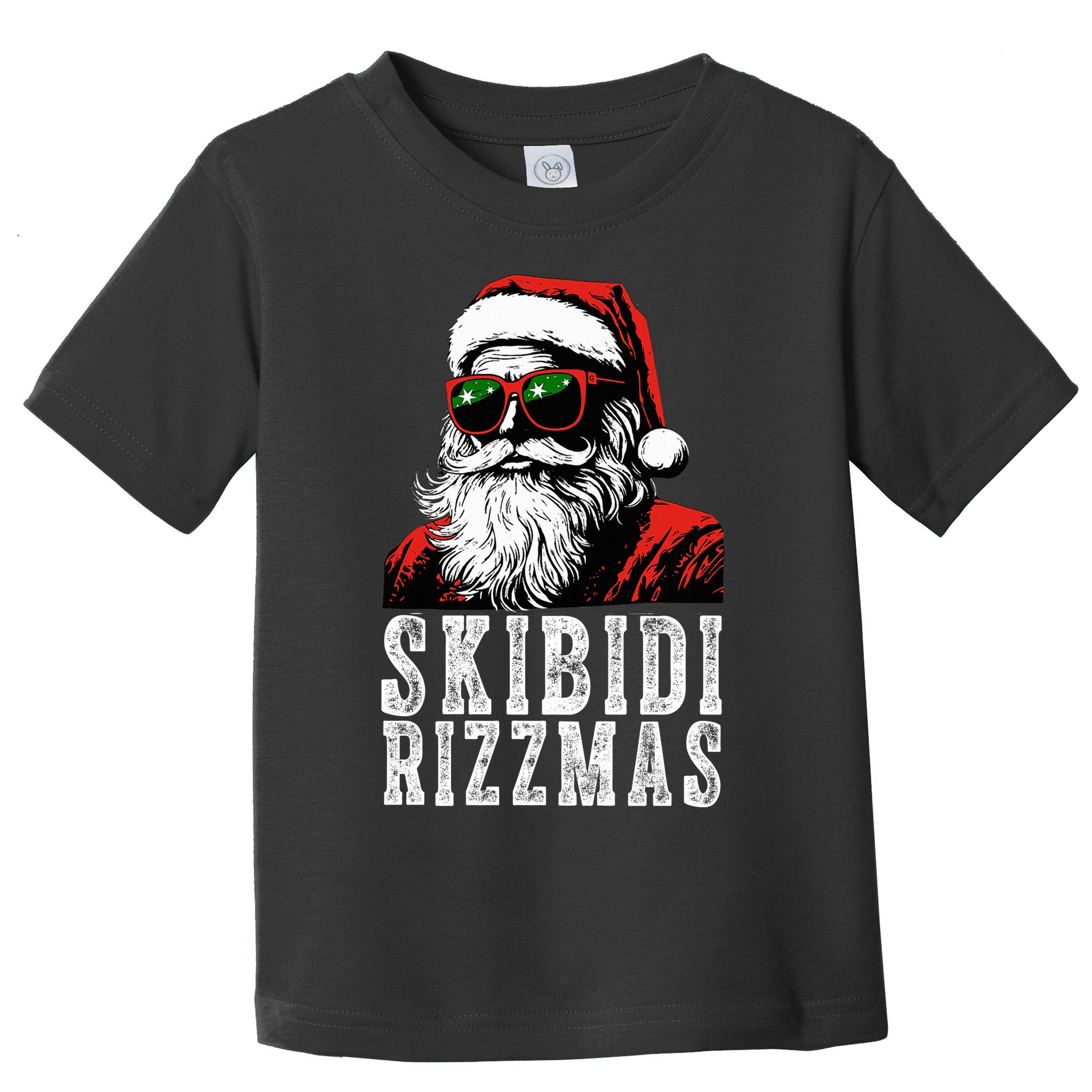 Skibidi Rizzmas Christmas Rizz Santa Claus Toddler T-Shirt